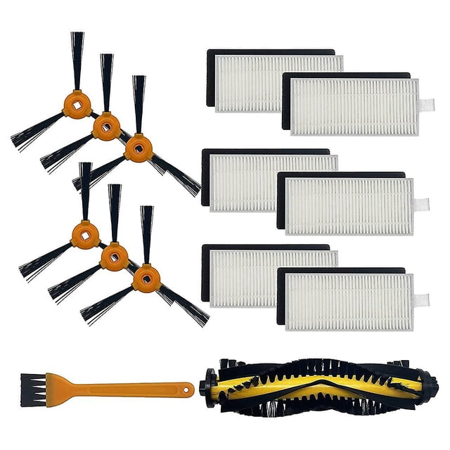 Kit de filtros de cepillos laterales de cepillo principal de repuesto para Ecovacs Deebot