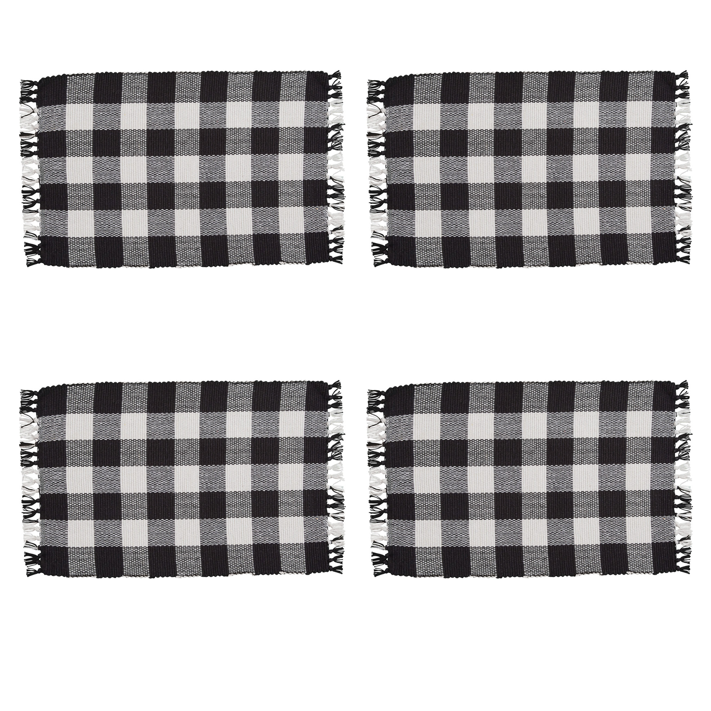 Park Designs Black Buffalo Check Placemat Set of 4