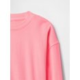 thumbnail image 2 of Camiseta GAP para niñas con logotipo holgado, cuello redondo, rosa atrevido, talla XXL, 2 of 2