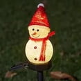 thumbnail image 1 of PENGXIANG Snowman Shape LED Solar Lights Waterproof Colorful Decorative Light for Garden Yard Patio Pathway, 1 of 4