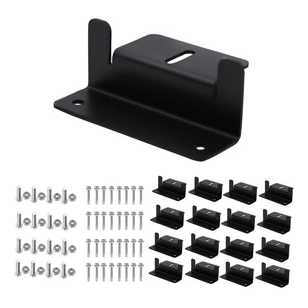 Solar Panel Mounting Brackets Z Bracket, with Nuts and Bolts ,4 Units