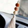 thumbnail image 4 of 1 Uds. Colgante de coche con borla de viento escandinavo, joyería tejida decorativa para interiores, el, 4 of 5