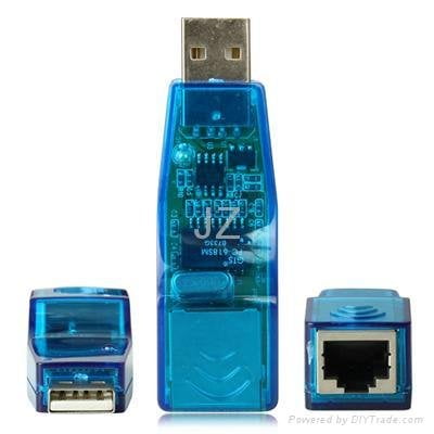 USB 2.0 Ethernet 10/100 Network LAN RJ45 Adapter
