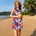 thumbnail image 3 of Disketp American Stars2 para Vestido sin Mangas para Mujeres, Vestidos de Verano para Mujeres, Casual y Holgado para la Playa, 3 of 7