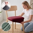 thumbnail image 6 of Stretch Dining Chair Seat Covers Elastic Scratch Resistant Dustproof Chair Cushion Slipcover for Kitchen Dining Room Restaurant Seat Protector, 6 of 6