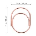 thumbnail image 3 of 24pcs Small Paper Clips Metal Paperclips Shaped Bookmark Clips Cute Paper Clips Office Favors, 3 of 9