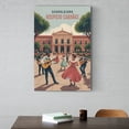thumbnail image 6 of Retro Vintage Travel Poster Wall Print Hospicio Cabañas Guadalajara Mexico Music And Dance Plaza Scene Print Poster, 6 of 8
