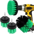 Brush Attachment Set 4pcs Car Detailing Kit Multi Purpose Soft Power