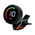 thumbnail image 2 of QHUDLV Guitar Violin Banjo Tuner Clip On Chromatic Tuner LCD Display Rechargeable, 2 of 9