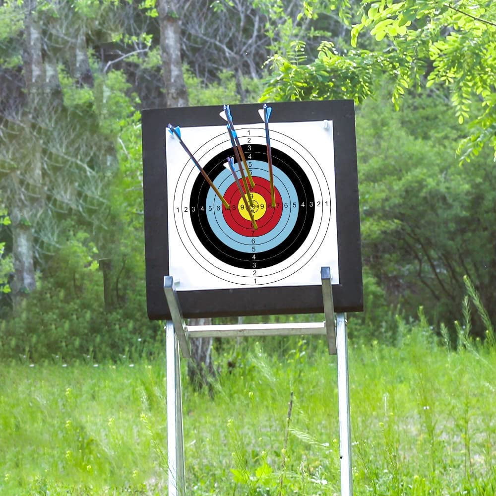 DIYMAG EVA Archery Target with Rope, Easy Arrow Removal Bow Target, Compound Bow Target (50 x 50cm / 19.7 x 19.7in)