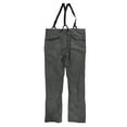 thumbnail image 2 of Rogue State Mens With Suspenders Casual Trouser Pants, Grey, 32W x 34L, 2 of 2
