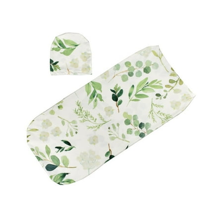 

Dpytoraw Baby Boy Sack Swaddle Sleeping Swaddle Muslin Wrap Hat Set Size One Size