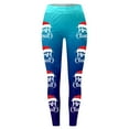 thumbnail image 2 of MKLEKYY Leggings para mujer, leggings con estampado navideño festivo para mujer, pantalones de yoga de cintura alta, mallas deportivas cómodas para fitness y entrenamiento, 2 of 4