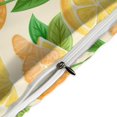 thumbnail image 4 of HAHDAXIA Orange Fruit Pattern Bedding Solid Comforter Set for All Seasons,3 Pieces(1 Comforter+2 Pillowcases),Soft Microfiber Bedding Set King(90"x90"), 4 of 7