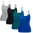 thumbnail image 1 of Set 4 Blusas Mujer Tirantes Unitalla Casual Blusa Crop Top Dama, 1 of 5