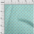 thumbnail image 2 of oneOone Cotton Jersey Aqua Blue Fabric Christmas Sewing Fabric By The Yard Printed Diy Clothing Sewing Supplies 58 Inch Wide, 2 of 5