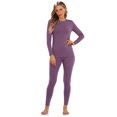 thumbnail image 4 of Ronuti Thermal Underwear for Women Comfortable Women's Homewear Pajama Set Autumn Winter Homewear Pajamas Winter Trendy Layering Set, 4 of 6