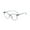 Grey, variant on Eosunjian Blue Light Blocking Glasses Unisex Large Frame Clear View Strong Hinge Transparent with Brim Eye Clear Bluelight Glasses Spectacles Eyewear