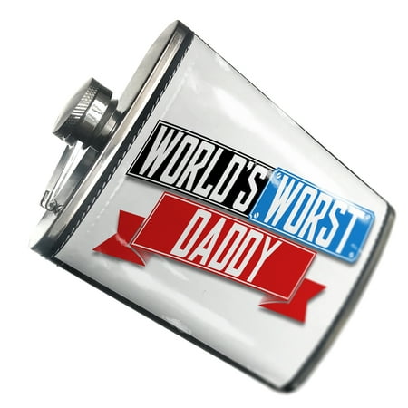 

NEONBLOND Flask Funny Worlds worst Daddy
