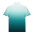 thumbnail image 5 of ZCFZJW Tie Dye Polo Shirts for Men Big and Tall Regular Fit Casual Summer Short Sleeve 1/4 Button up V Neck Henley Shirts Loose Fit Soft Cotton T-Shirts Mint Green XL, 5 of 6