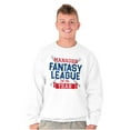 thumbnail image 3 of Fantasy Baseball League Manager Men's Crewneck Sweatshirt Brisco Brands L, 3 of 6