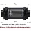 thumbnail image 4 of Universal Filter BLACK AN10 Inline Fuel Filter E85 Ethanol with 100μm (0.1MM) Stainless Steel Element,1 x Fuel Filter, 4 of 5