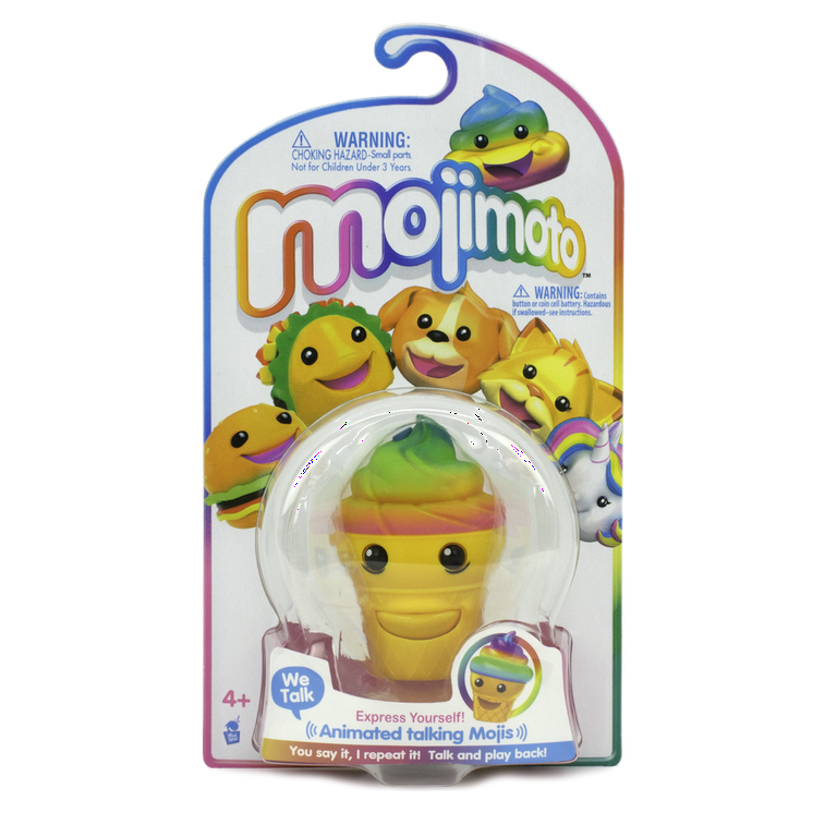 Mojimoto Animated Talk Back Rainbow Ice Cream Toy for Kids - Cute
