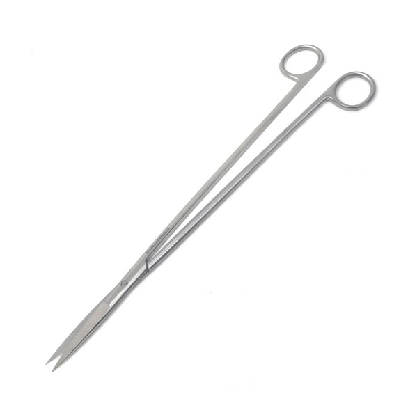 Aquarium Plant Fish Tank Live Water Plant Trimming Straight Scissors Stainless Steel 12" Long