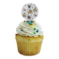 thumbnail image 5 of Kittens Cats and Butteflies Pattern Cupcake Picks Toppers Decoration Set of 6, 5 of 7