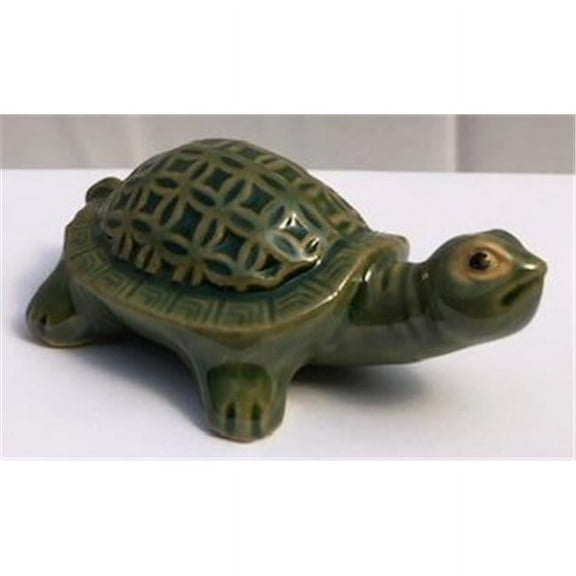 1.5 in. Miniature Ceramic Turtle Figurine