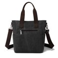 thumbnail image 4 of Bolsa bandolera para mujer de hombro de lona vintage Hobo Shopping Totes (Negro) Tmvgtek Para estrenar, 4 of 7