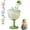 Green#009, variant on Ba-by Wine Sippy Cup With Lid, 6oz Kids Champagne Goblet Design Cup, Cute Leak-proof Travel Straw Milk Bottle For Kids Over 1 Year (Pink)