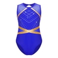 thumbnail image 1 of ranrann Combinaison Sans Manches pour Filles avec Strass Pailletés, Bleu 6, 1 of 7