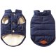 thumbnail image 5 of Azul Talla M en abrigos de invierno para perros ropa chaqueta para perros abrigo cálido forrado de invierno Bulldog francés Pug ropa para perros chaleco JM, 5 of 5
