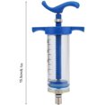 thumbnail image 2 of Reusable Animal Syringe Veterinary Syringe Plastic Steel Syringe 50ml For Animal Agricultural Poultry Equipment, 2 of 5