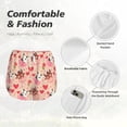 thumbnail image 6 of Lsque Cow Flower And Heart Printed Women's Running Shorts with Liner Pockets,Elastic Quick Dry Workout Athletic Gym Yoga Shorts,Womens High Waist Shorts-X-Large, 6 of 9