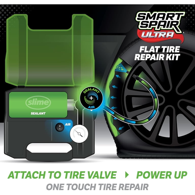 Free Shipping! Slime Tire Repair Kit for Trucks SUVs, 15-Minute