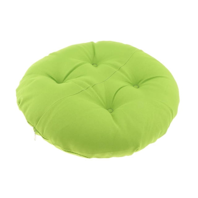 Cojín colgante para silla de huevo, cojín redondo y cómodo para silla de jardín verde