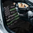 thumbnail image 2 of Xixirimido American Flag Camouflage Print Car Seat Cover Towel Sweatproof Gym Seat Protector with Non-Slip Backing Universal Fit Front Seat Mat for Sports, Beach, Swimming, 2Pack, 2 of 8