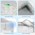 thumbnail image 6 of babyeap Baby Playpen,71*50 Inch Extra Large Baby Playards for Babies and Toddlers,Fence Baby Play Yards for Indoor & Outdoor with Breathable Mesh,Light Gray, 6 of 7