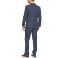 thumbnail image 2 of Adam Baker Men's DBS102 Slim Fit Double Breasted 2-Piece Jacket & Pants Suit Set - Blue - 38S, 2 of 4