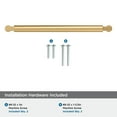 thumbnail image 4 of Amerock Balon 8-13/16 inch (224mm) Center-to-Center Champagne Bronze Cabinet Pull, 4 of 6