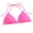 A-Pink320, variant on Womens Bikini Top Halter Side Tie Triangle Swimsuit Solid Color Bathing Suit Sexy Beach Tops Pool Party Versatile Beachwear