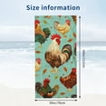 thumbnail image 3 of PHYHOO Chicken Beach Towels Oversized Microfiber Beach Towel for Adults Quick Dry Sand Free Absorbent Large Beach Blanket for Kids,Men,Women,Boys,Girls 30x60in, 3 of 8