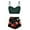 GreenFlower, variant on High Waist Bikini Set Sexy Push Up Two Pieces Women Swimsuit Bathing Suit With Tummy Control Bottoms