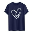 thumbnail image 3 of PNTUTB Men's Fashion Valentine's Day Themed Prints Casual Loose Comfortable Short Sleeve Crew Neck T-shirt, 3 of 5