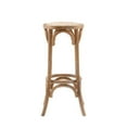 thumbnail image 3 of Riverbay Furniture 30" Round Retro Wood Backless Bar Stool in Washed Brown, 3 of 13