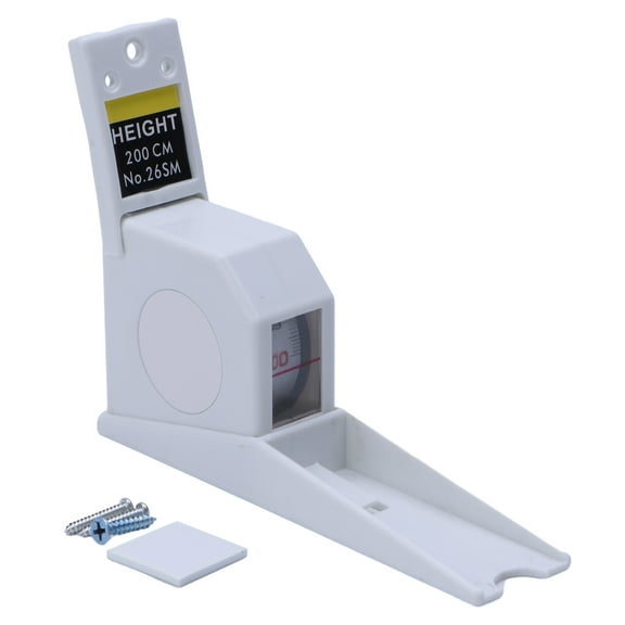 HEMLBOYW Wall Mounted Compact Stadiometer ith all Plate 200cm Metric for for Clinics Families Portable Ruler