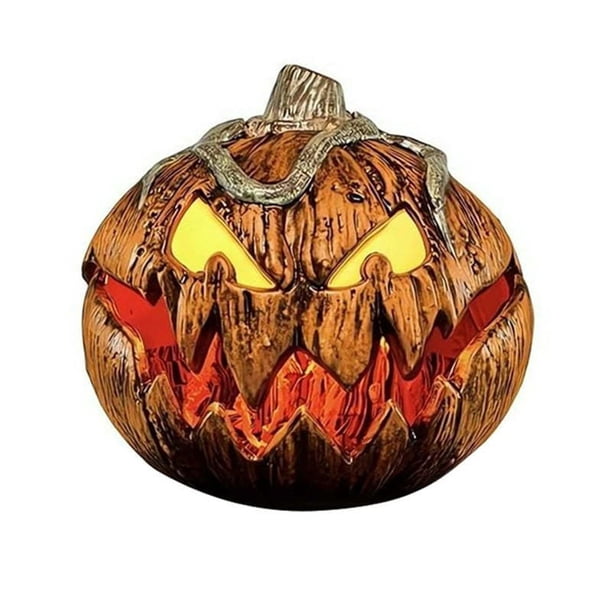 Adorno de decoración de calabaza de Halloween con luz, accesorios para fotos, lámpara, figura con Elevable