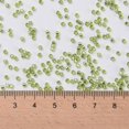 thumbnail image 2 of Cylinder Seed Beads Silver Lined Round Hole Uniform Size Lime Green 2x1.5mm Hole: 0.8mm about 888pcs/10g, 2 of 4